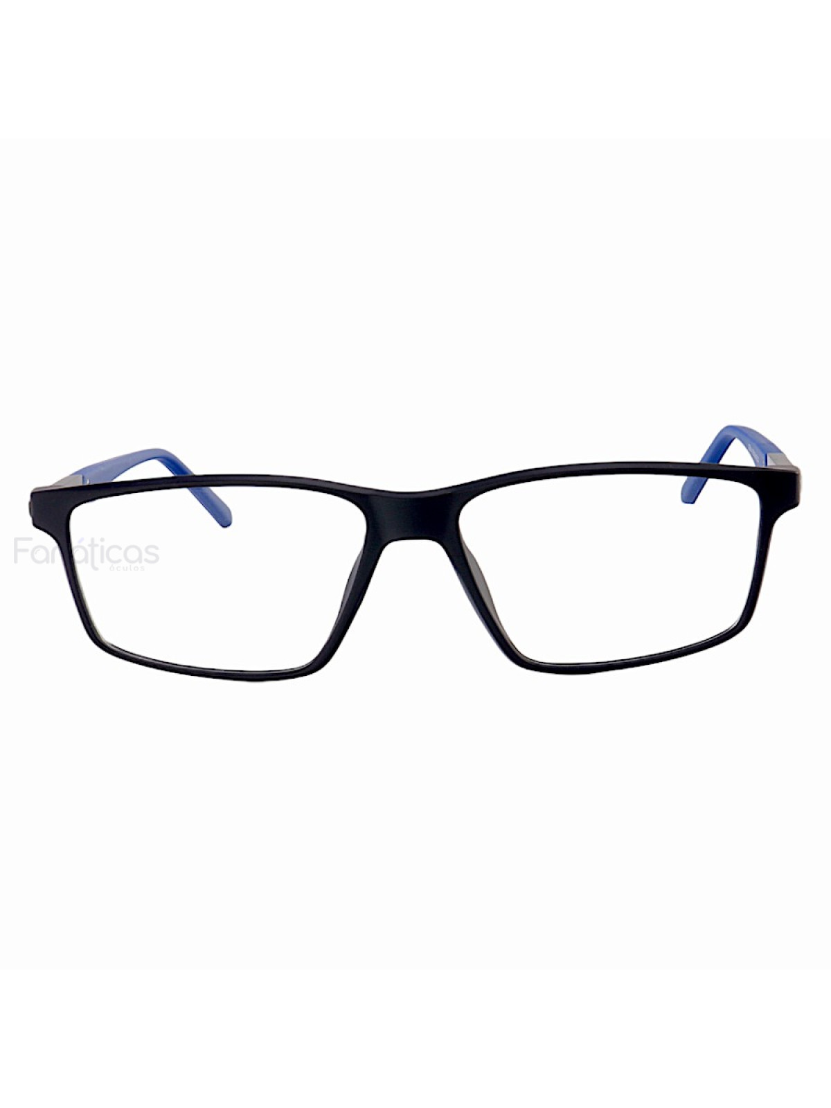 Armação de Óculos Retangular Molas 180 Graus C4 GZ9141 Azul