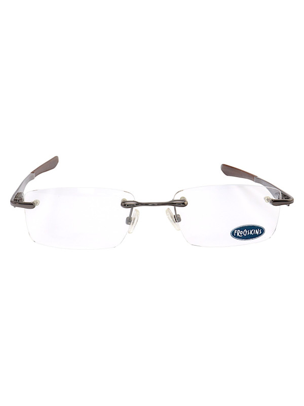 Armação Óculos Retangular Balgriff Wingfold Grafite Marrom Masculina
