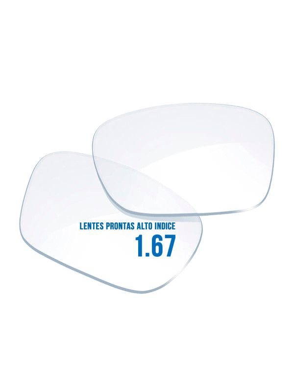 Lentes Alto Índice Fina com Antirreflexo 1.67