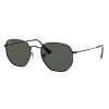 Óculos de Sol Hexagonal Preto e Lente G15 RB3548