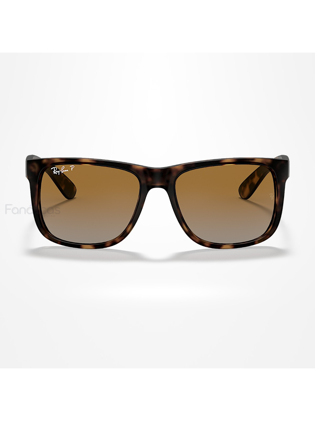 Óculos de Sol Justin Tartaruga e Lente Marrom Degrade RB4165