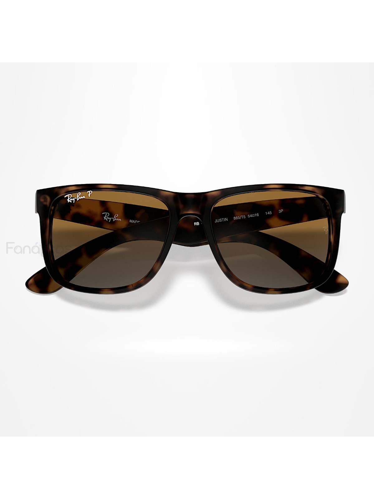 Óculos de Sol Justin Tartaruga e Lente Marrom Degrade RB4165