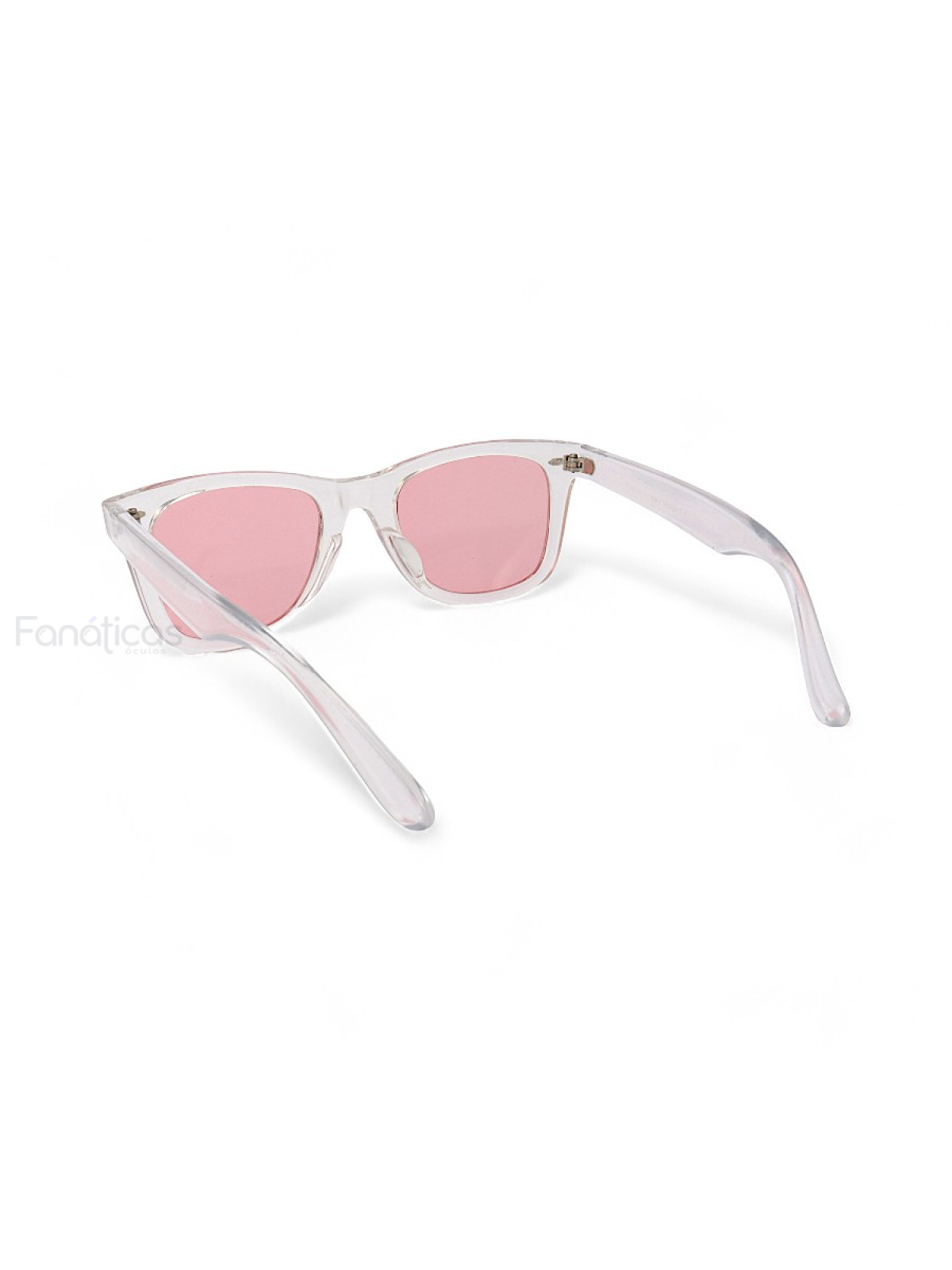 Óculos de Sol Londres Transparente e Rosa
