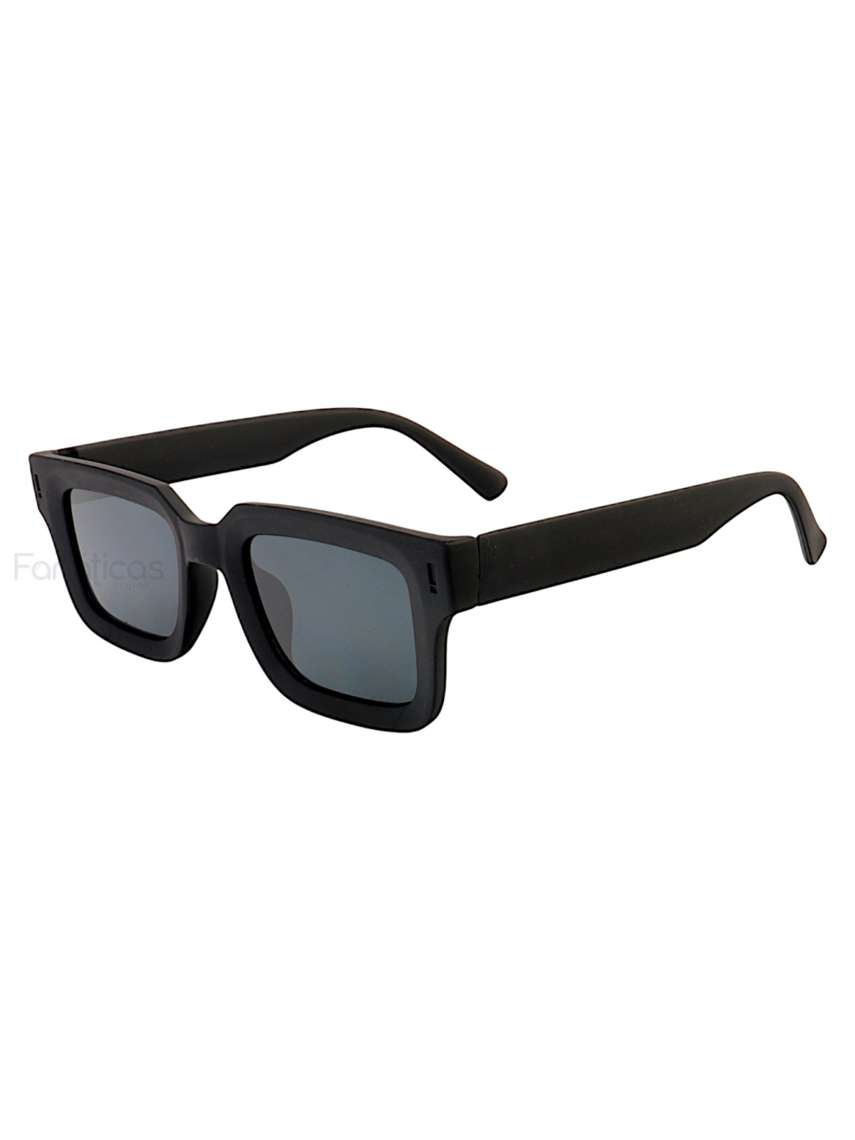 Óculos de Sol Mark Quadrado Preto Fosco