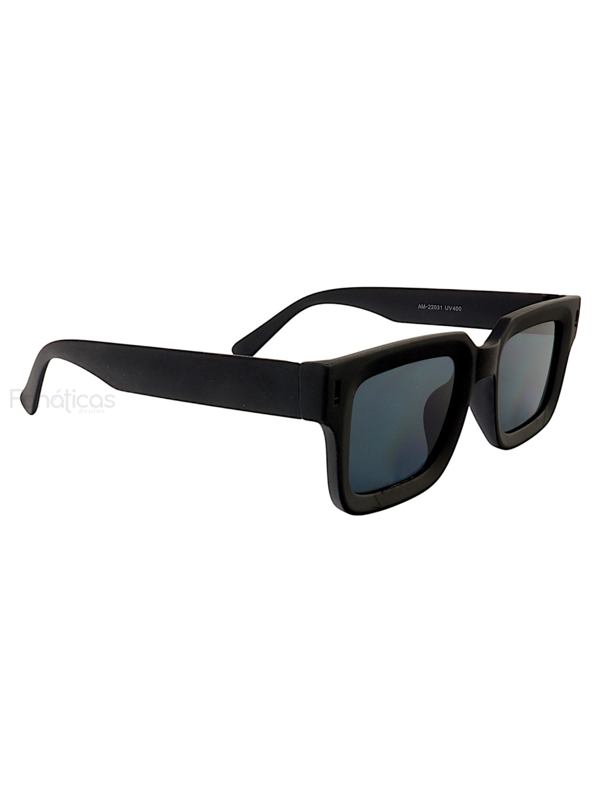 Óculos de Sol Mark Quadrado Preto Fosco