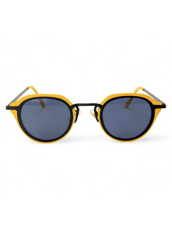 Óculos De Sol Oval Bulier Amarelo