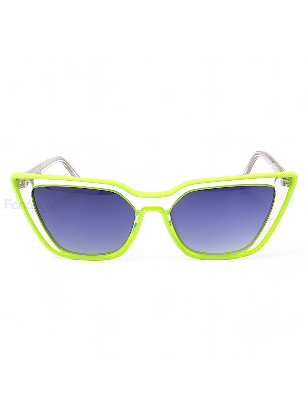 Óculos de Sol Penelope Transparente e Verde