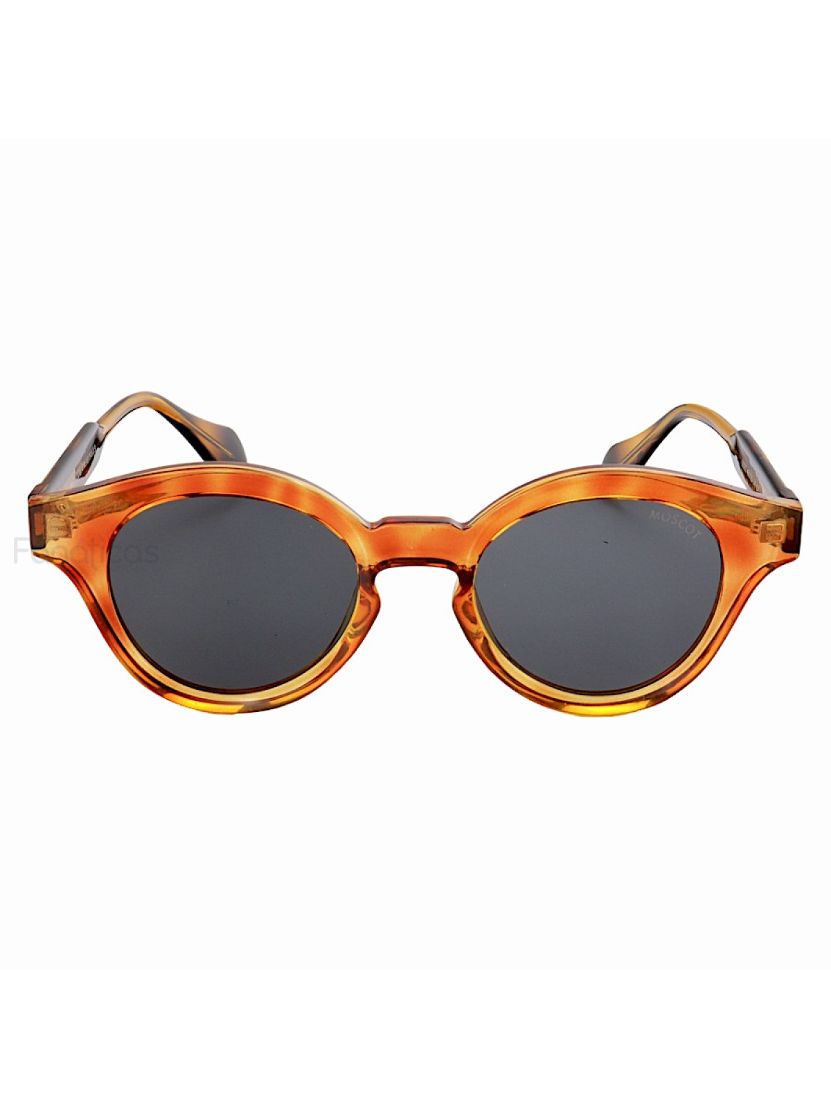 Óculos de Sol Redondo Mosc 58992 Laranja e Tartaruga