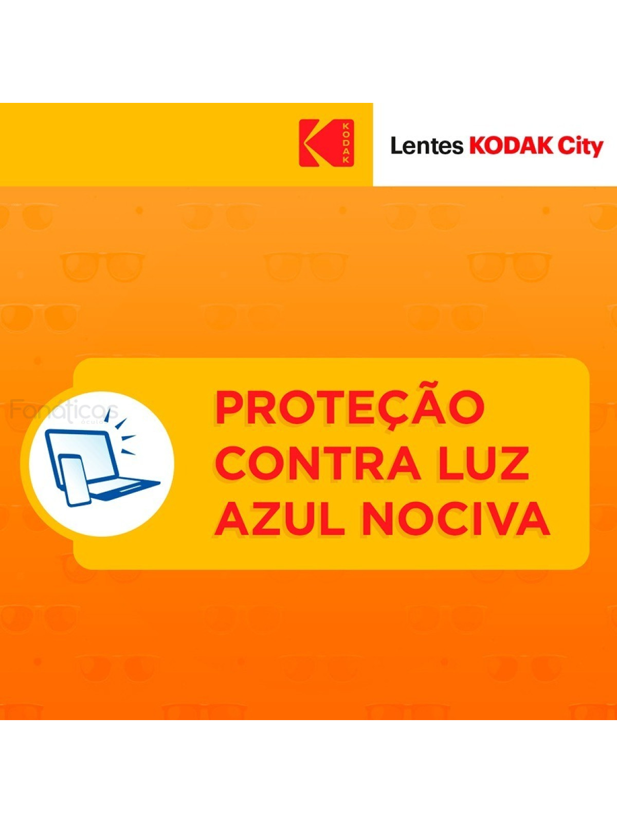 Par de Lentes Kodak City Blue 1.56