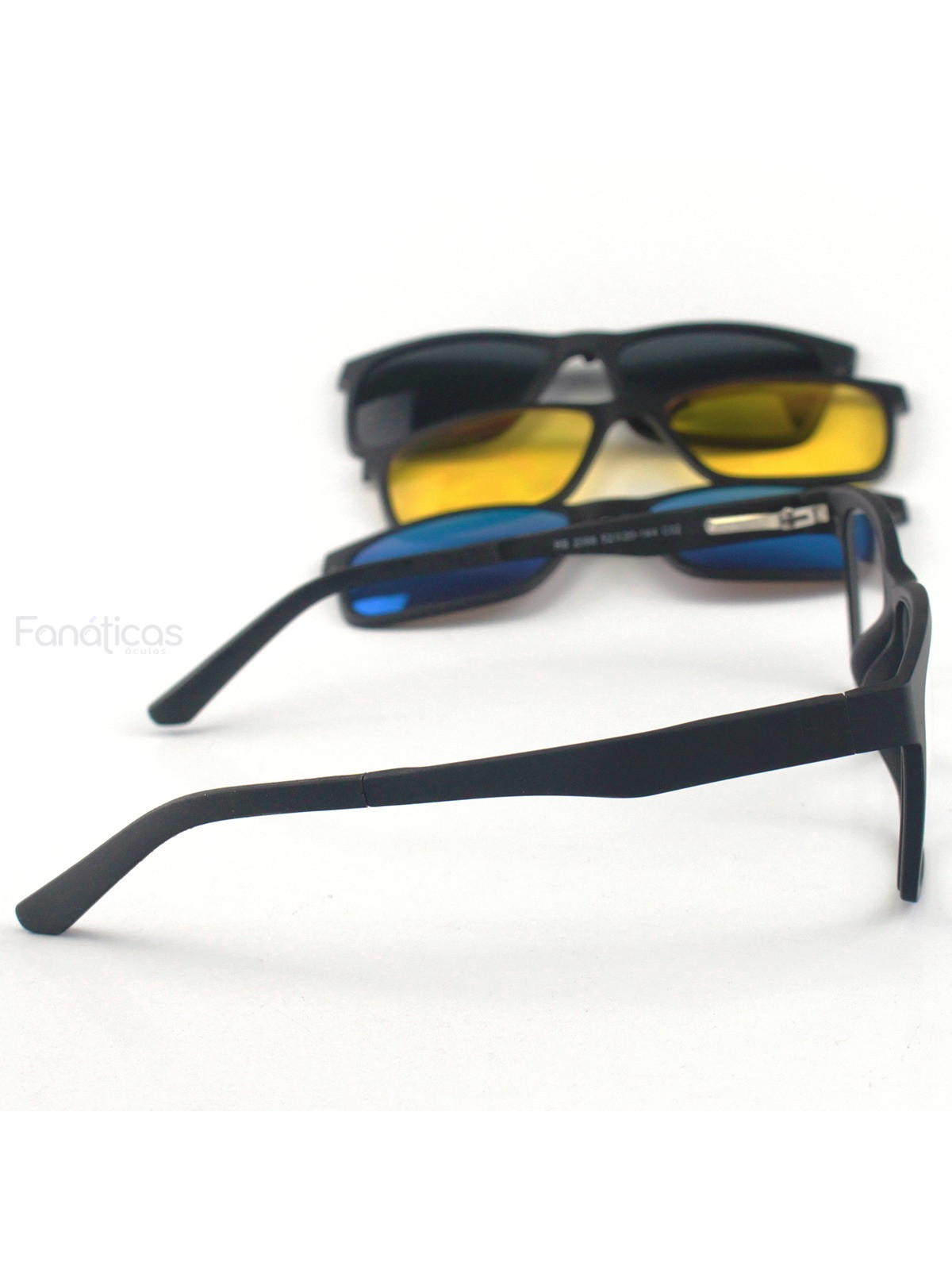 Armação de Óculos Clipon RB2088 3 Lentes - Preto
