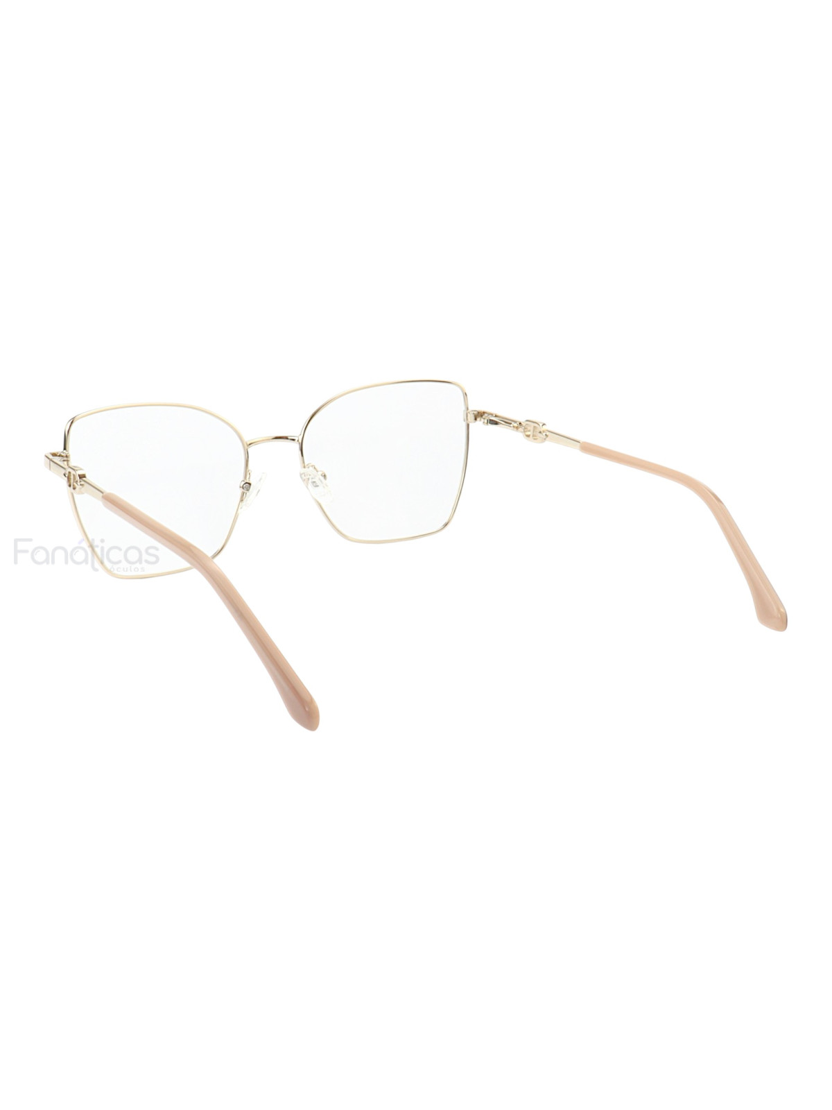 Armação de Óculos Quadrada MT8054 Rose e Nude