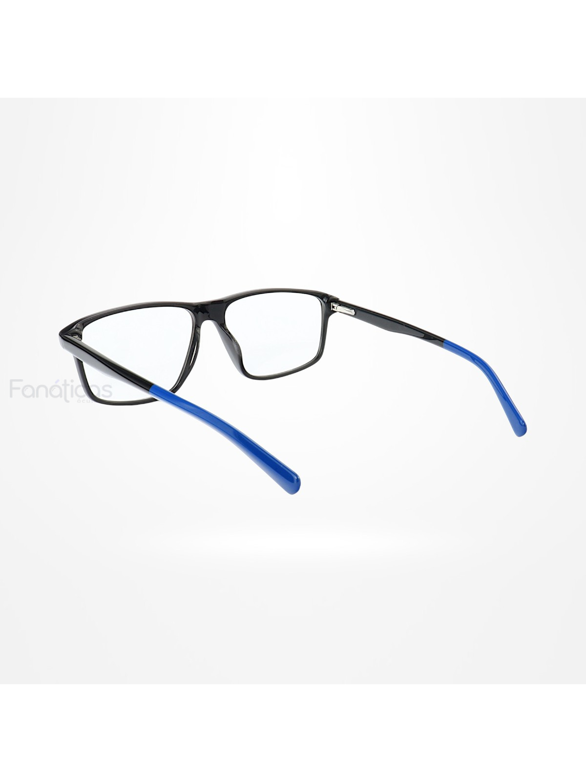 Armação de Óculos Quadrado MC3900 Preto e Azul