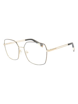 Armação de Óculos Quadrado MT6947 Dourado e Preto