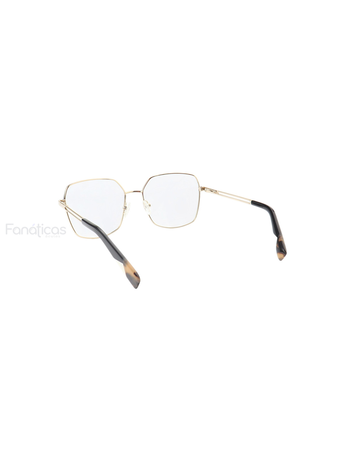 Armação de Óculos Quadrado MT6947 Dourado e Preto
