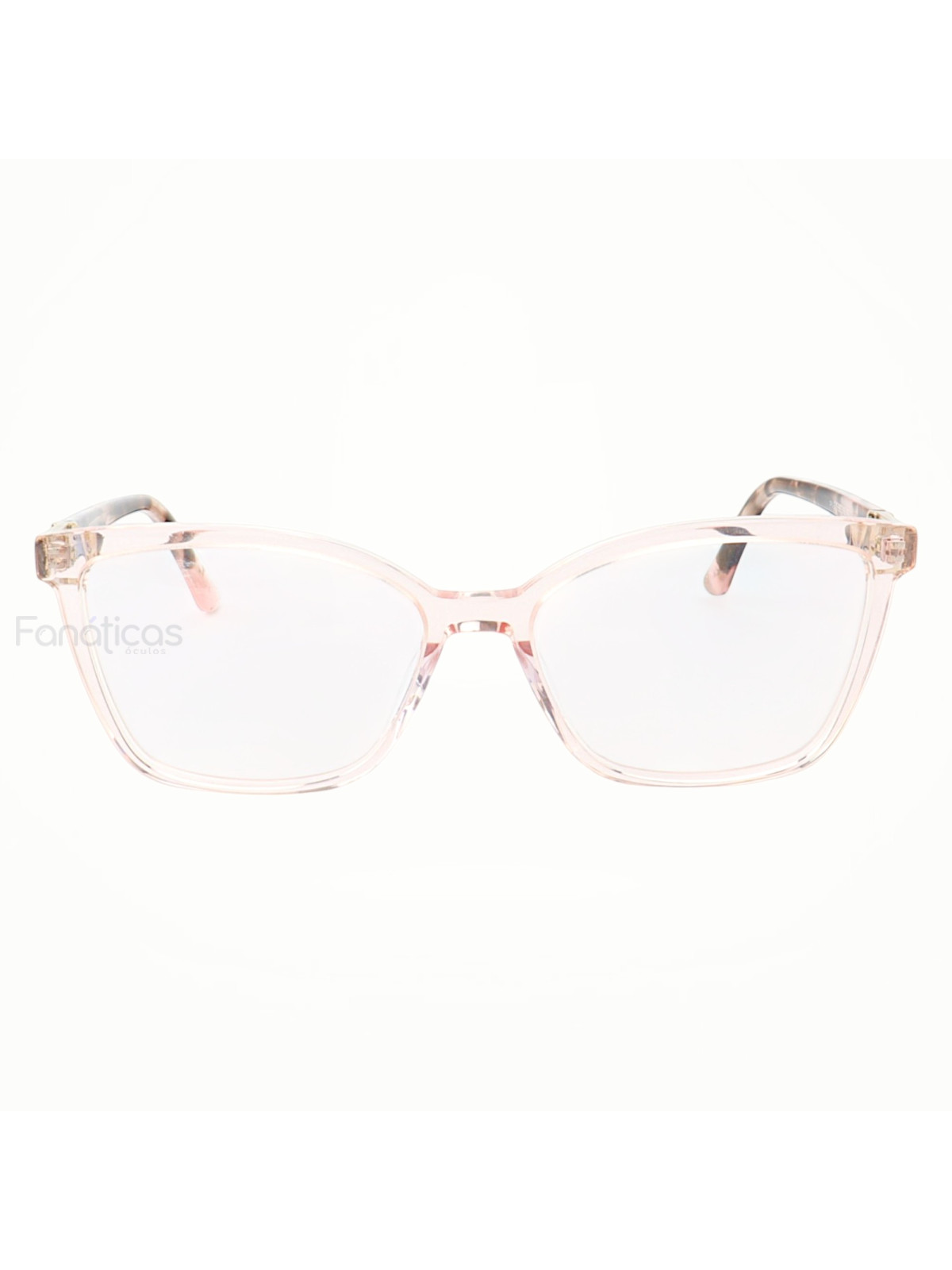Armação de Óculos Quadrado PY545 Rosa Tartaruga