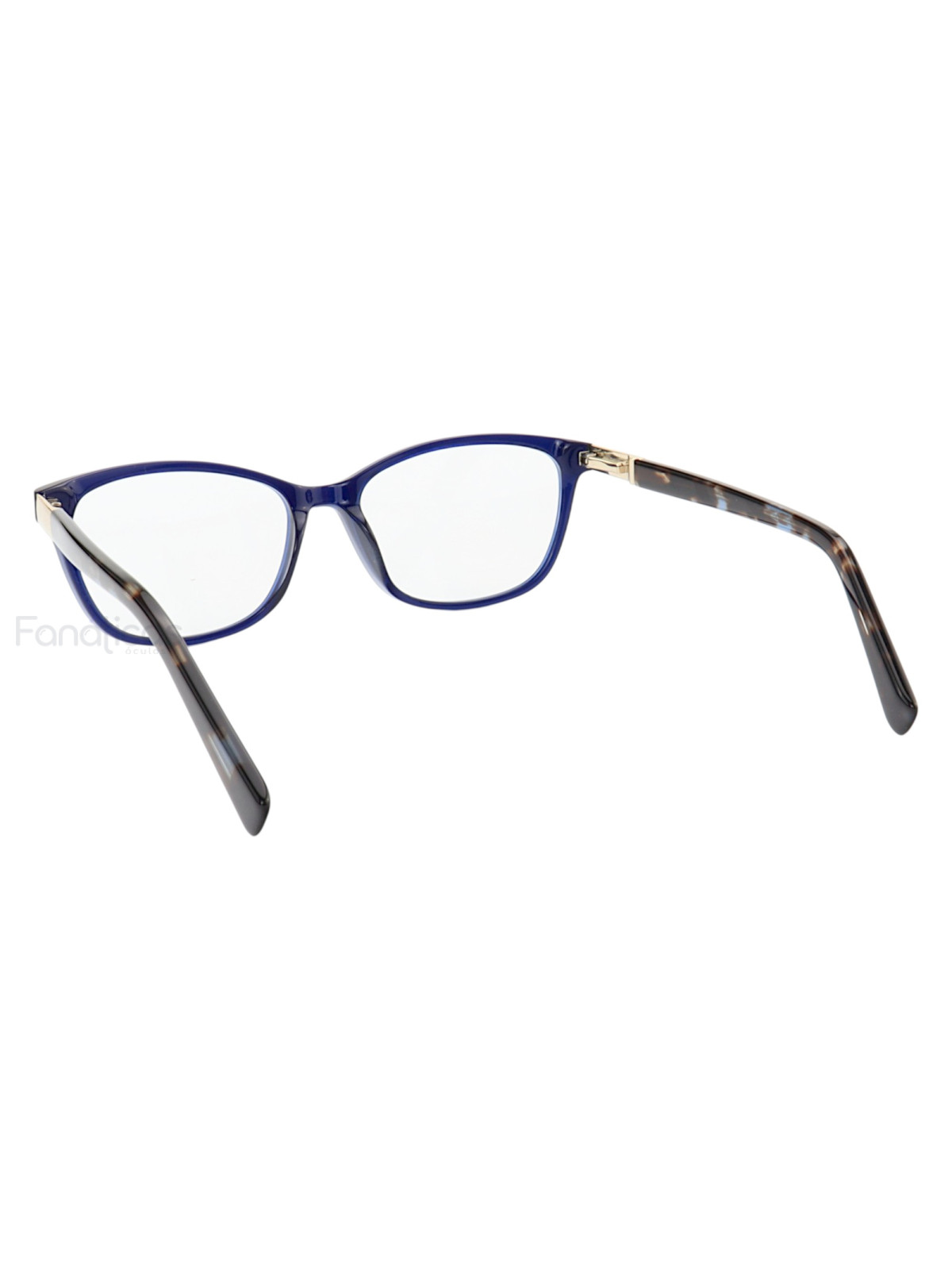 Armação de Óculos Retangular MC3810 Azul Tartaruga
