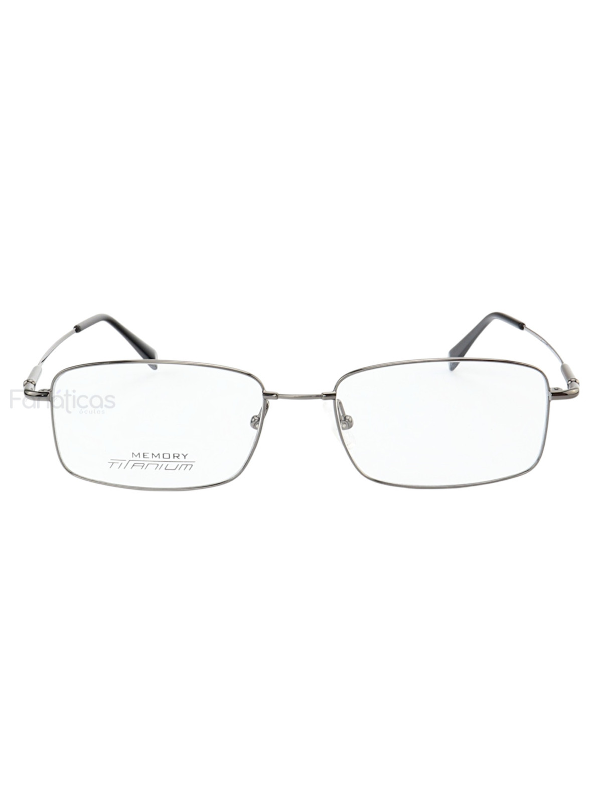 Armação de Óculos Retangular MT6587 Memory Titanium Grafite