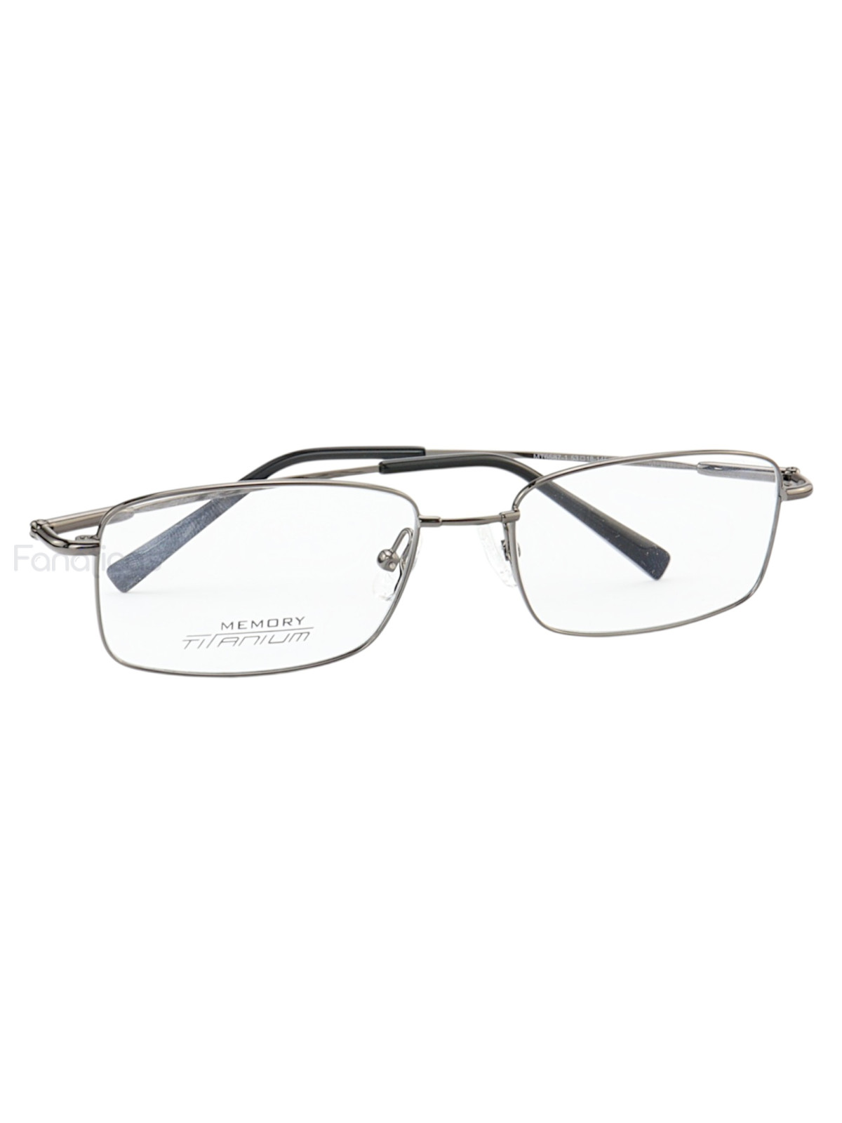 Armação de Óculos Retangular MT6587 Memory Titanium Grafite
