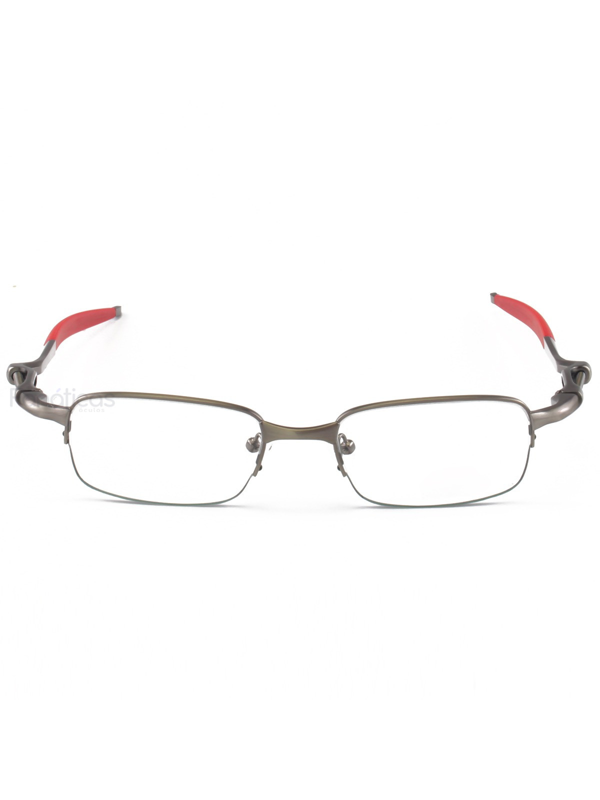 Armacao de Óculos Coilover Molinha OX5043 Grafite e Vermelho