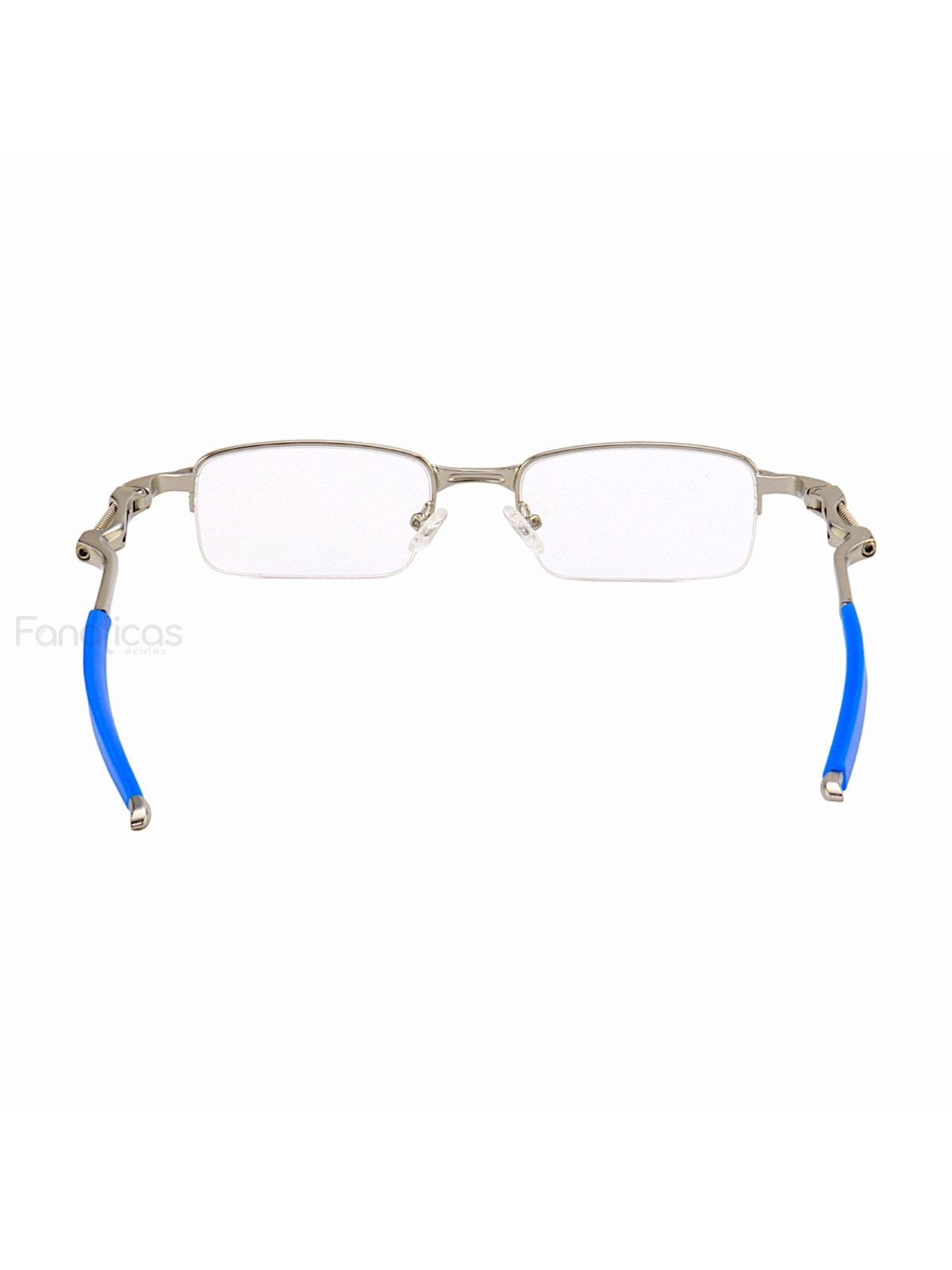 Armacao de Óculos Coilover Molinha OX5043 Prata e Azul