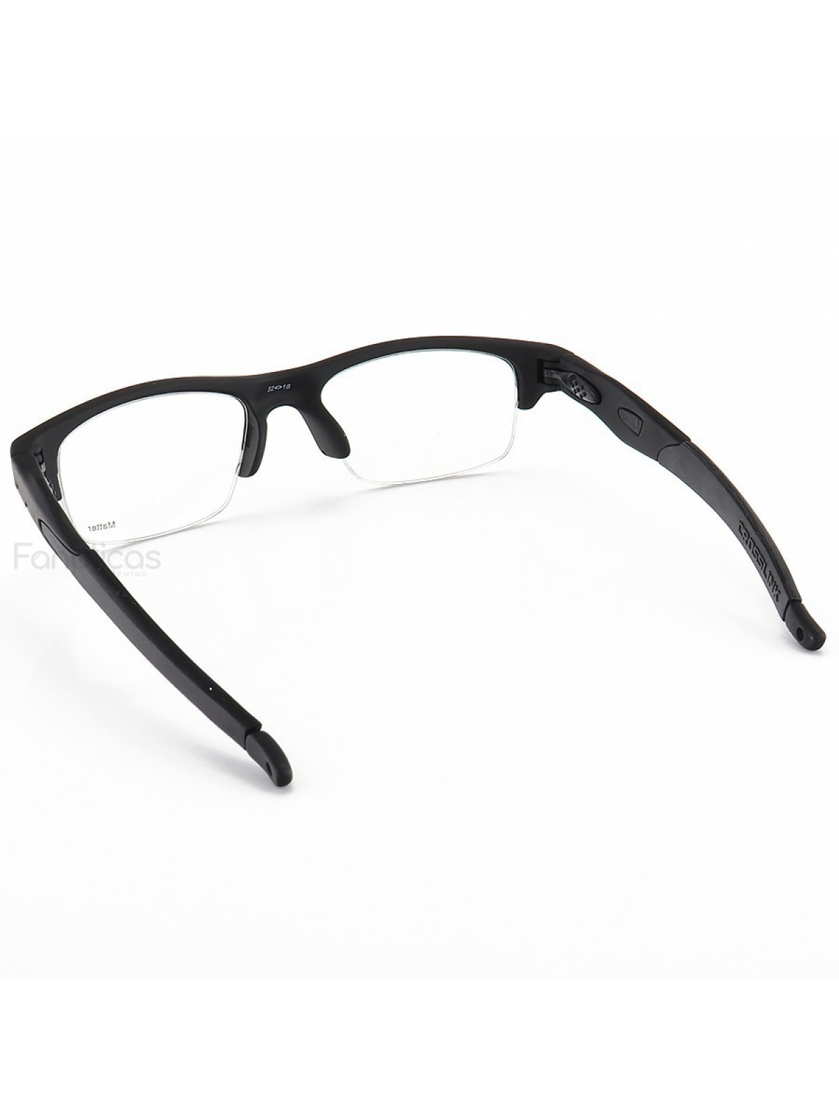 Armacao de Óculos Crosslink OX8038 Meio Aro Toda Preta