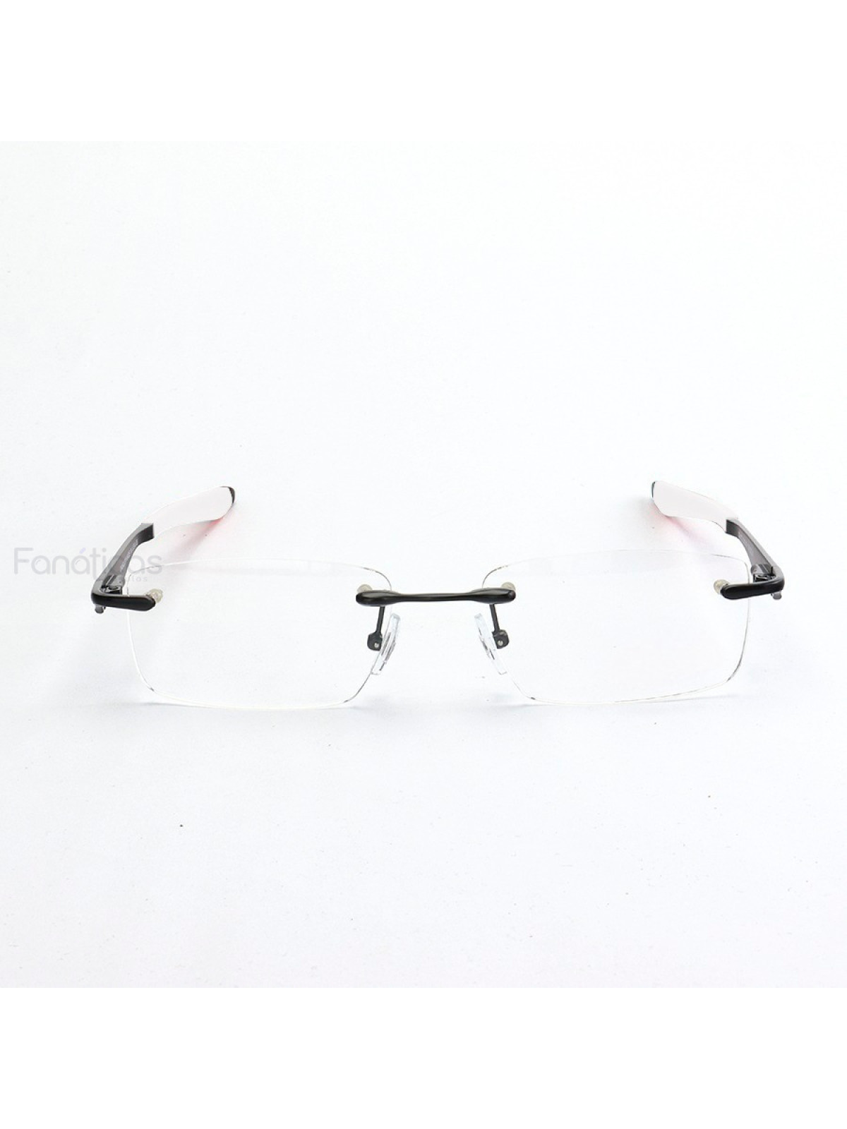 Armação de Óculos Flutuante Sem Aro Wingfold Preto e Branco
