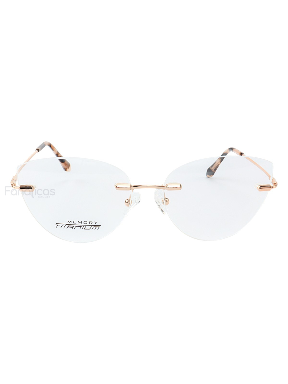 Armação de Óculos Gatinho Balgriff Memory Titanium MT6845 Tartaruga