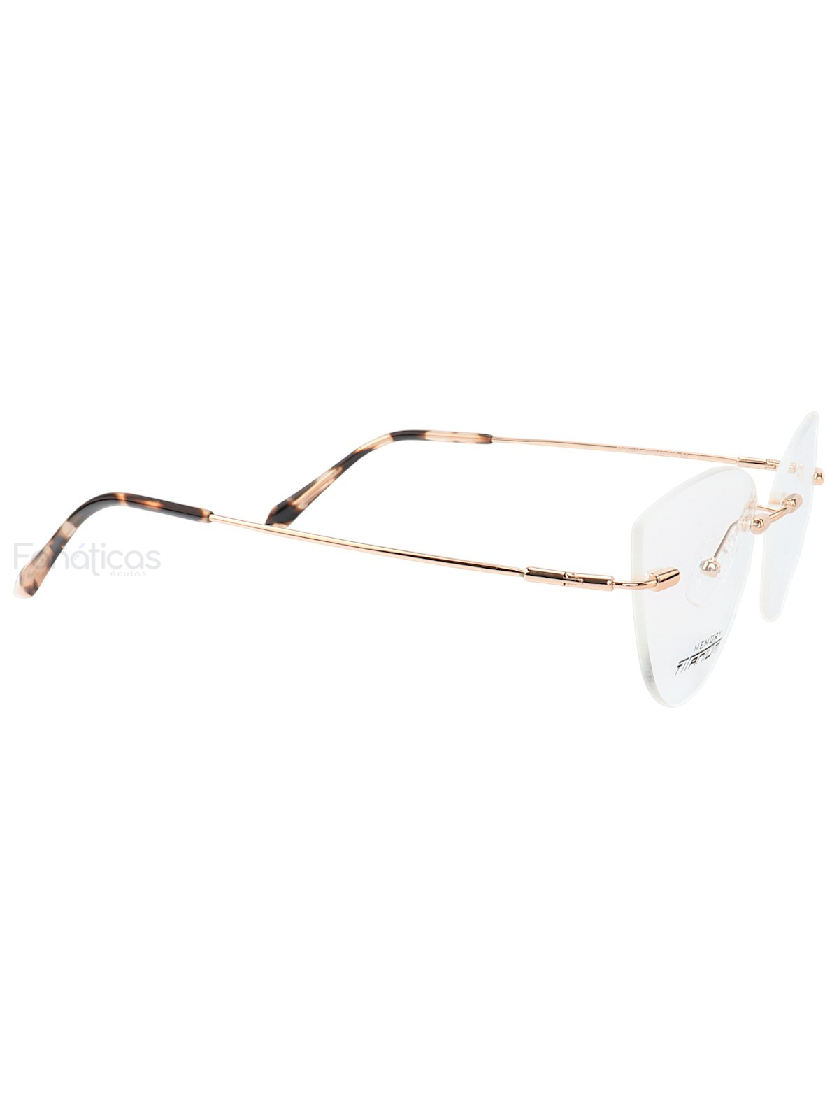 Armação de Óculos Gatinho Balgriff Memory Titanium MT6845 Tartaruga