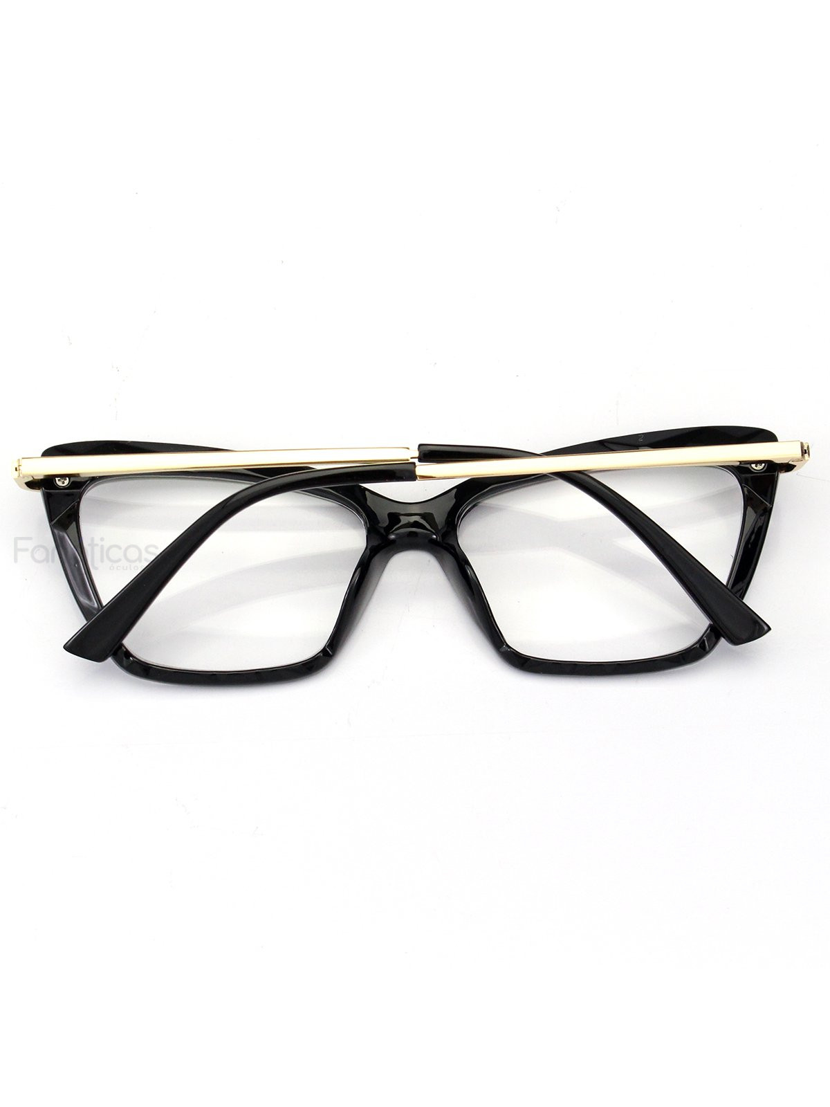 Armação de Óculos Gatinho DG5025 Diamante Preto