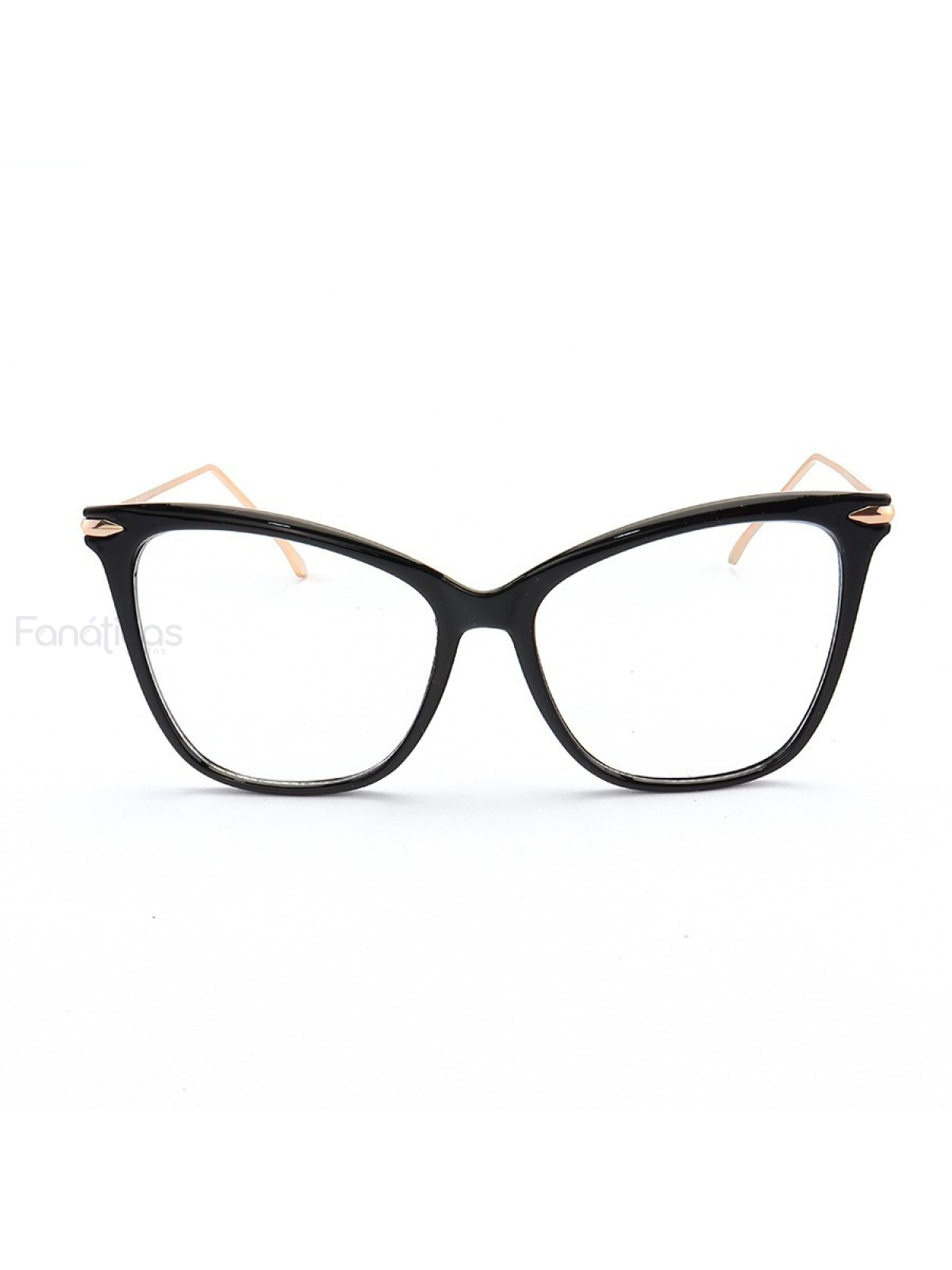 Armação de Óculos Gatinho Dt545 Preto